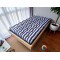 Sale Active 4 x 6 Feet Double Bed White Cotton Foldable Mattress/Gadda - Blue (48 x 72 Inch)